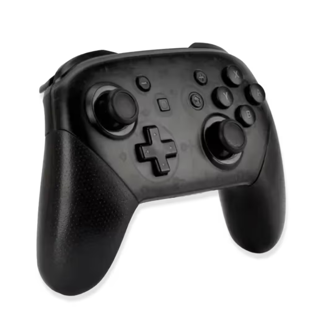 Control Pro Genérico Nintendo Switch - Negro | Bluetooth Vibración Dual Giroscopio | 8H Batería