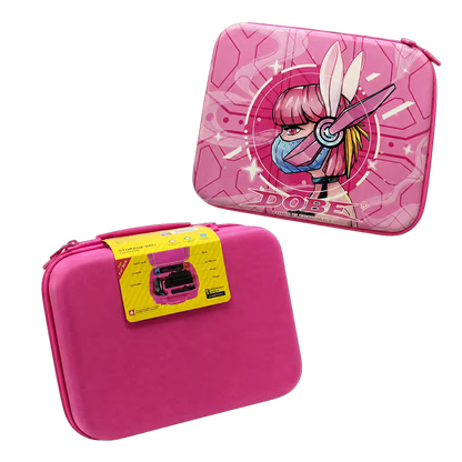 Maleta Viajera Nintendo Switch 1 y OLED – Diseño Anime Rosa | EVA Rígida