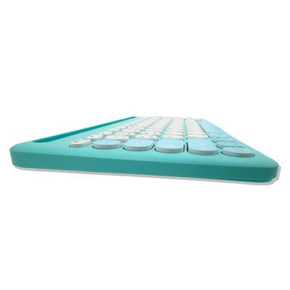 Combo Teclado y Mouse Inalámbrico AS-211 - Azul | Triple Conexión BT+2.4G 78 Teclas USB-C 40H
