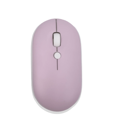 Combo Teclado y Mouse Inalámbrico AS-211 - Morado | Triple Conexión BT+2.4G 78 Teclas USB-C 40H