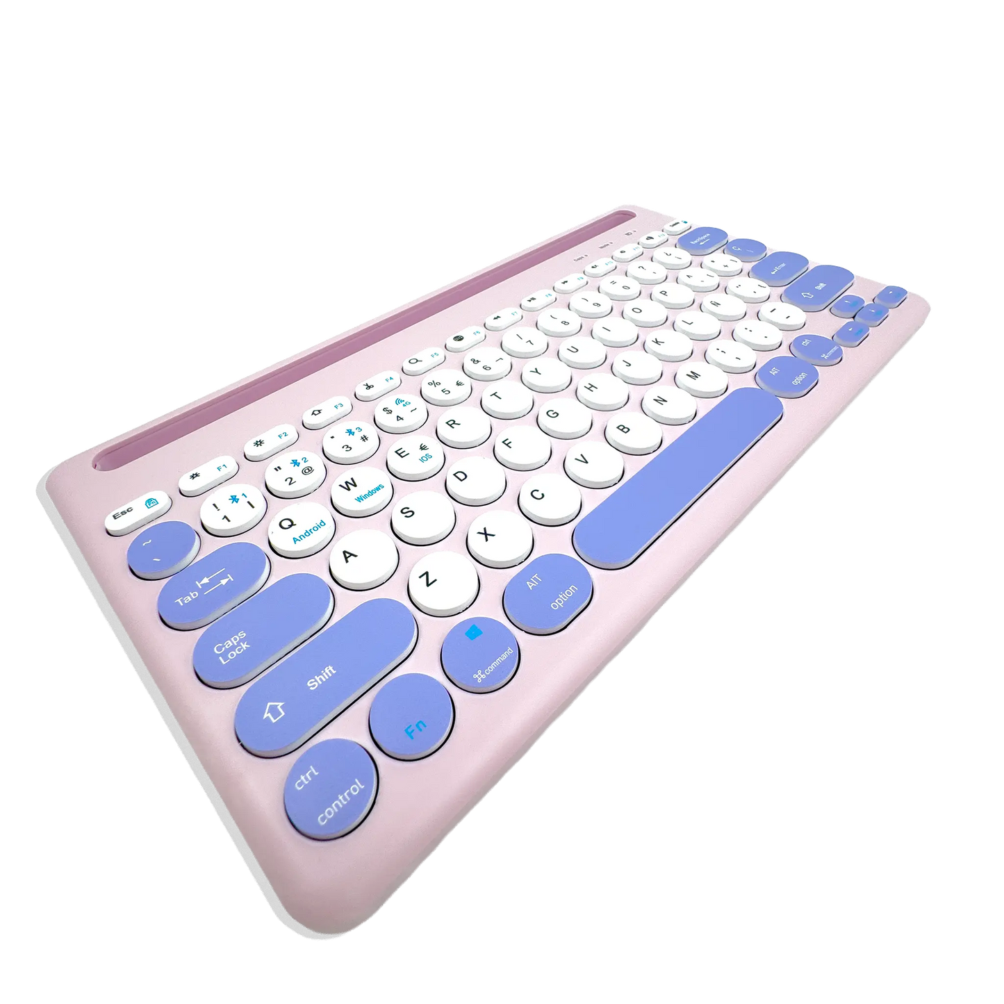 Combo Teclado y Mouse Inalámbrico AS-211 - Morado | Triple Conexión BT+2.4G 78 Teclas USB-C 40H