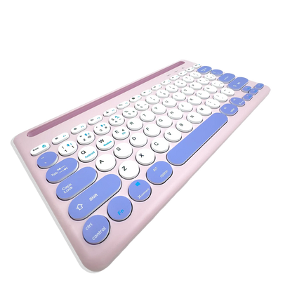 Combo Teclado y Mouse Inalámbrico AS-211 - Morado | Triple Conexión BT+2.4G 78 Teclas USB-C 40H