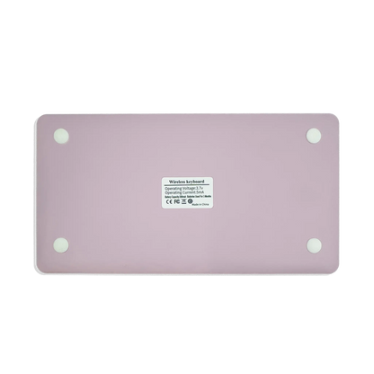 Combo Teclado y Mouse Inalámbrico AS-211 - Morado | Triple Conexión BT+2.4G 78 Teclas USB-C 40H