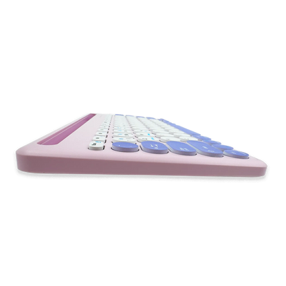 Combo Teclado y Mouse Inalámbrico AS-211 - Morado | Triple Conexión BT+2.4G 78 Teclas USB-C 40H