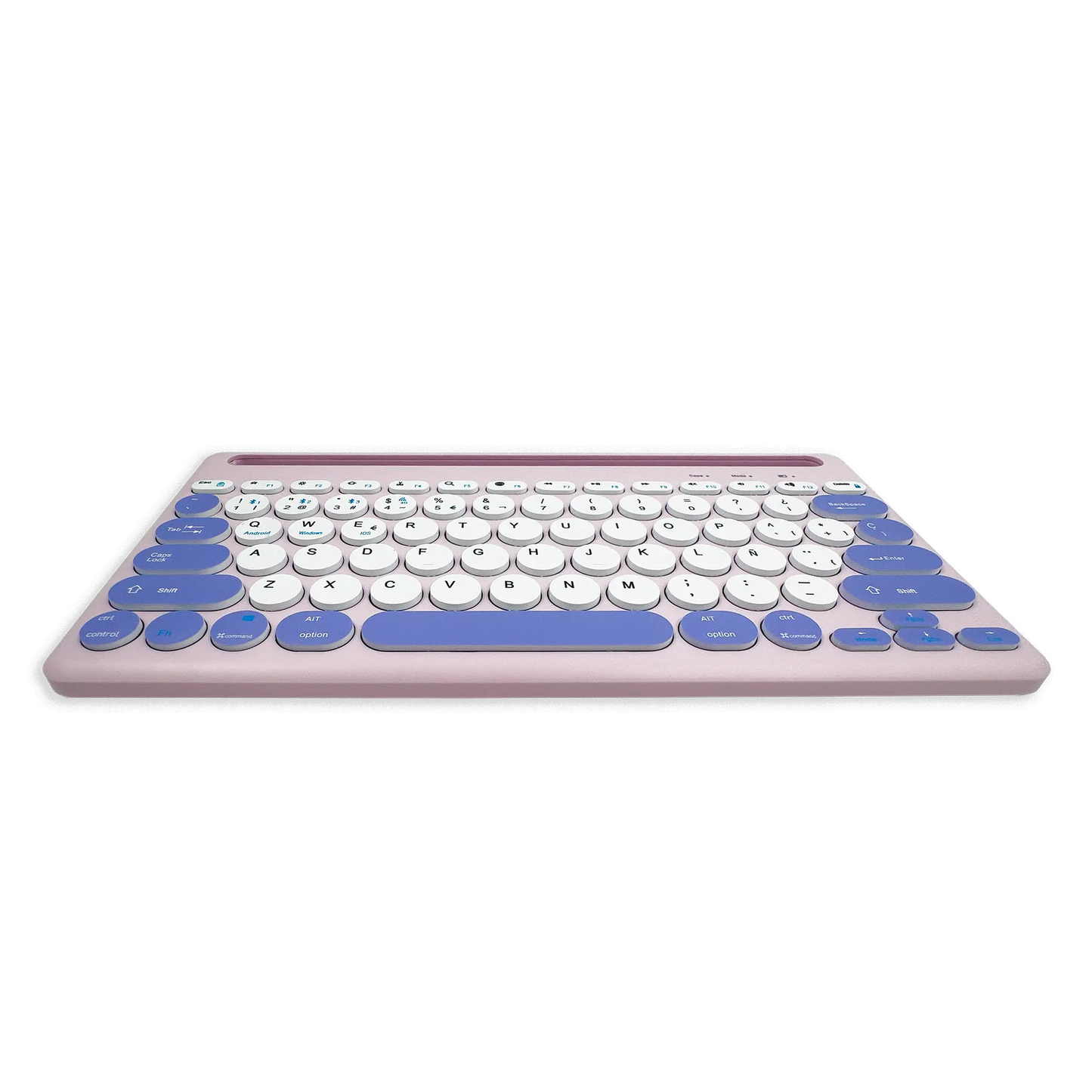 Combo Teclado y Mouse Inalámbrico AS-211 - Morado | Triple Conexión BT+2.4G 78 Teclas USB-C 40H