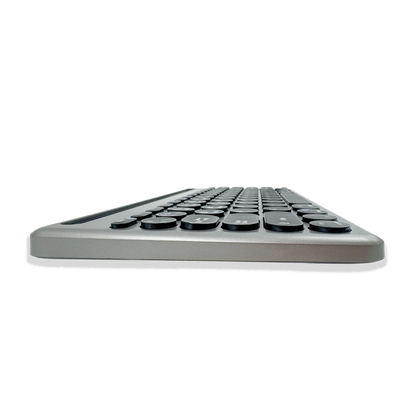 Combo Teclado y Mouse Inalámbrico AS-211 - Negro | Triple Conexión BT+2.4G 78 Teclas USB-C 40H