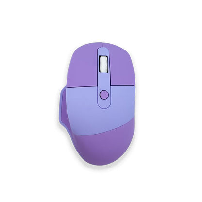 Teclado y Mouse Inalámbrico Ergonómico | Kit Mofii Retro Violeta