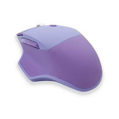 Teclado y Mouse Inalámbrico Ergonómico | Kit Mofii Retro Violeta