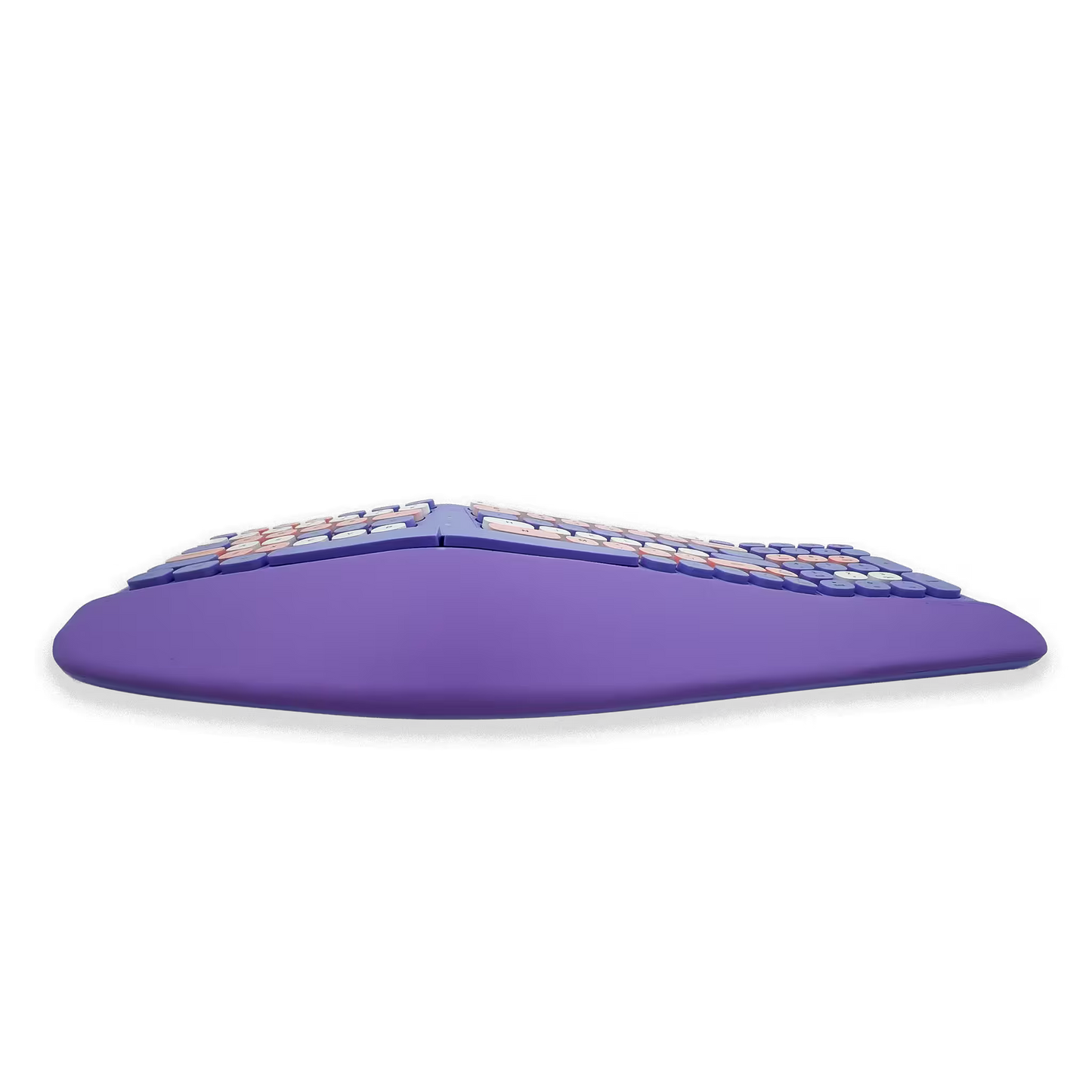 Teclado y Mouse Inalámbrico Ergonómico | Kit Mofii Retro Violeta