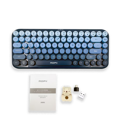 TECLADO INALAMBRICO | ANNI DEGRADE AZUL