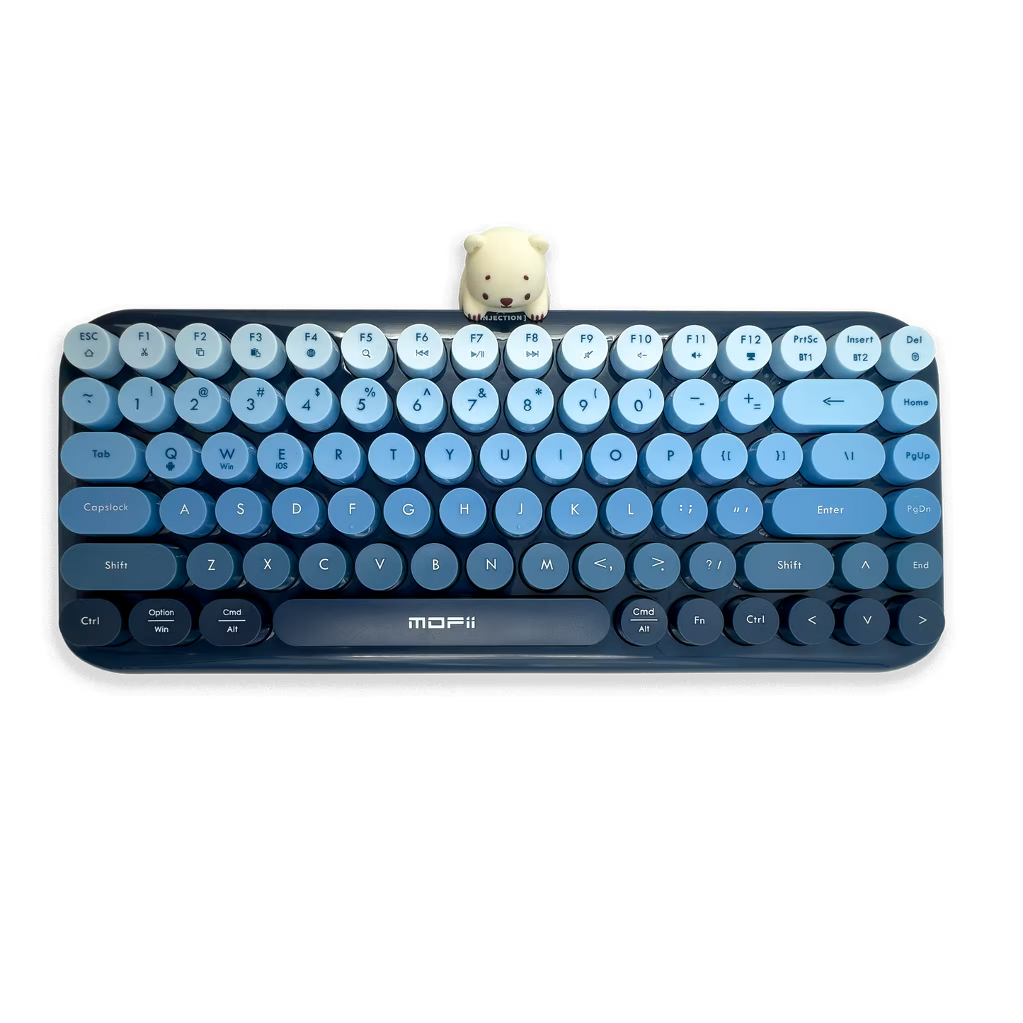 TECLADO INALAMBRICO | ANNI DEGRADE AZUL