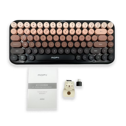 TECLADO INALAMBRICO | ANNI DEGRADE NEGRO