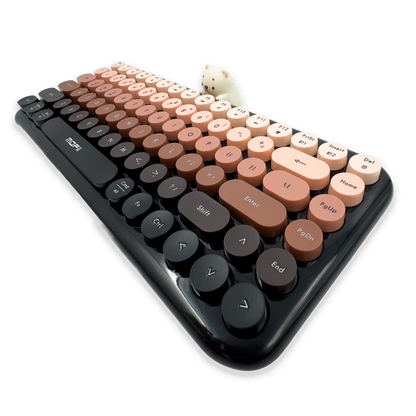 TECLADO INALAMBRICO | ANNI DEGRADE NEGRO