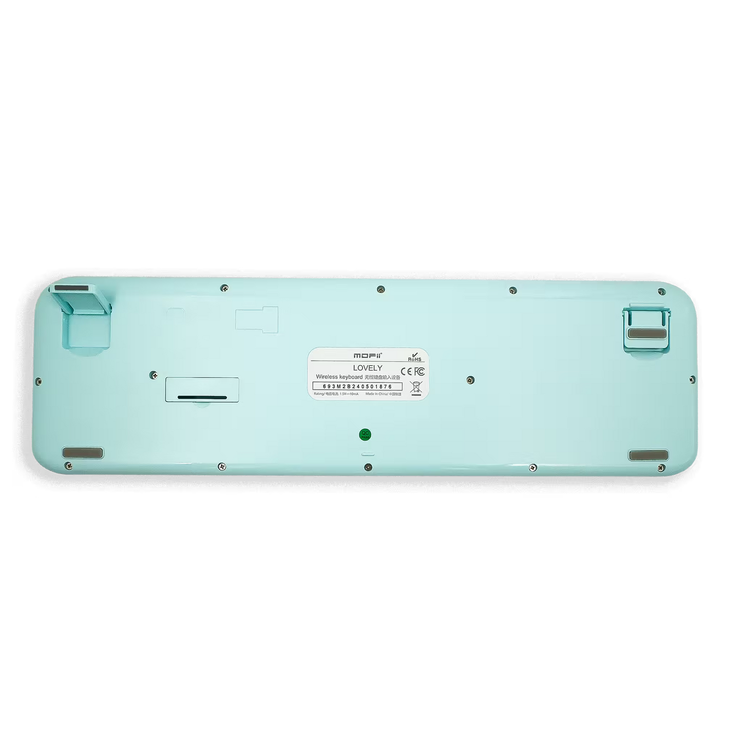 COMBO TECLADO Y MOUSE SILENCIOSO | MOFII LOVELY AZUL