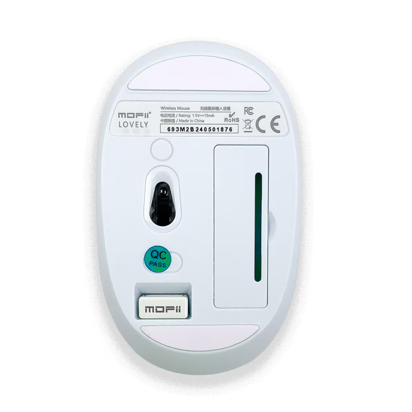 COMBO TECLADO Y MOUSE SILENCIOSO | MOFII LOVELY AZUL