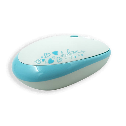 COMBO TECLADO Y MOUSE SILENCIOSO | MOFII LOVELY AZUL