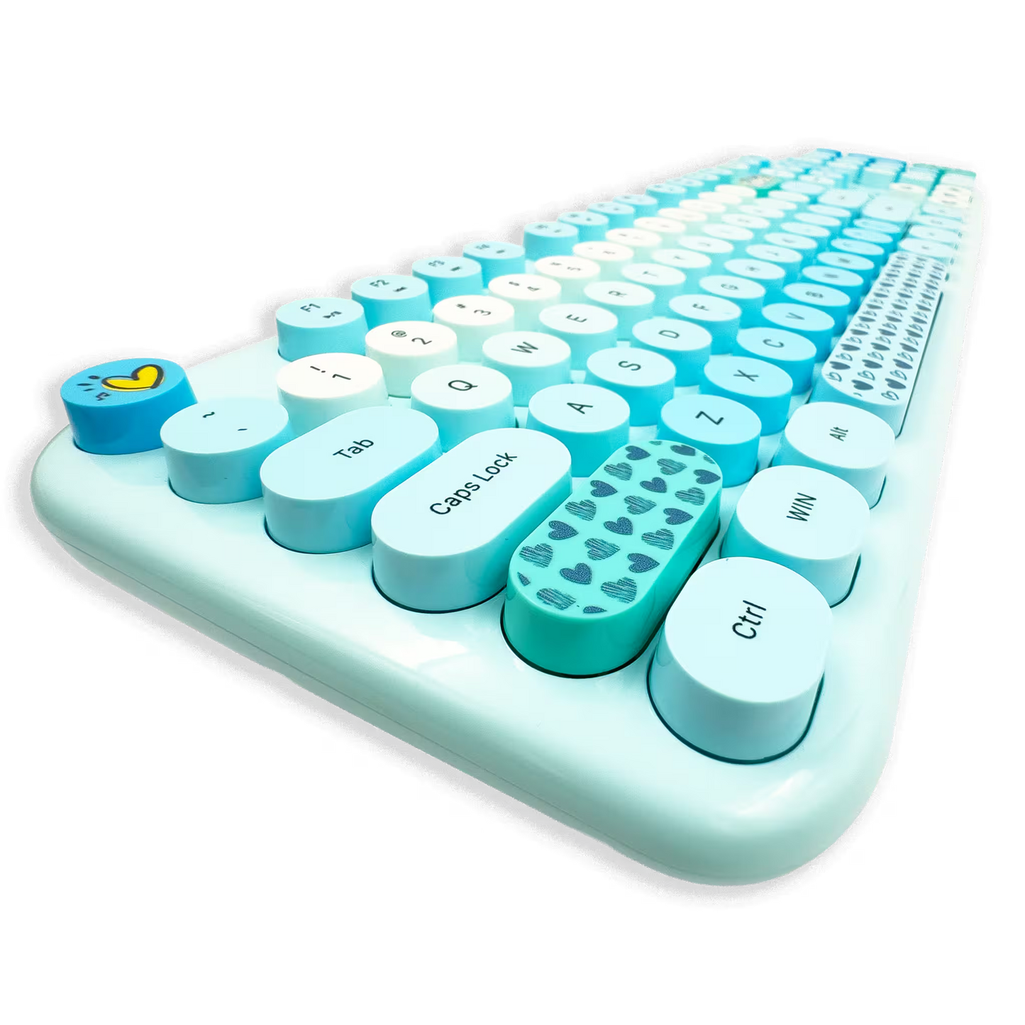 COMBO TECLADO Y MOUSE SILENCIOSO | MOFII LOVELY AZUL