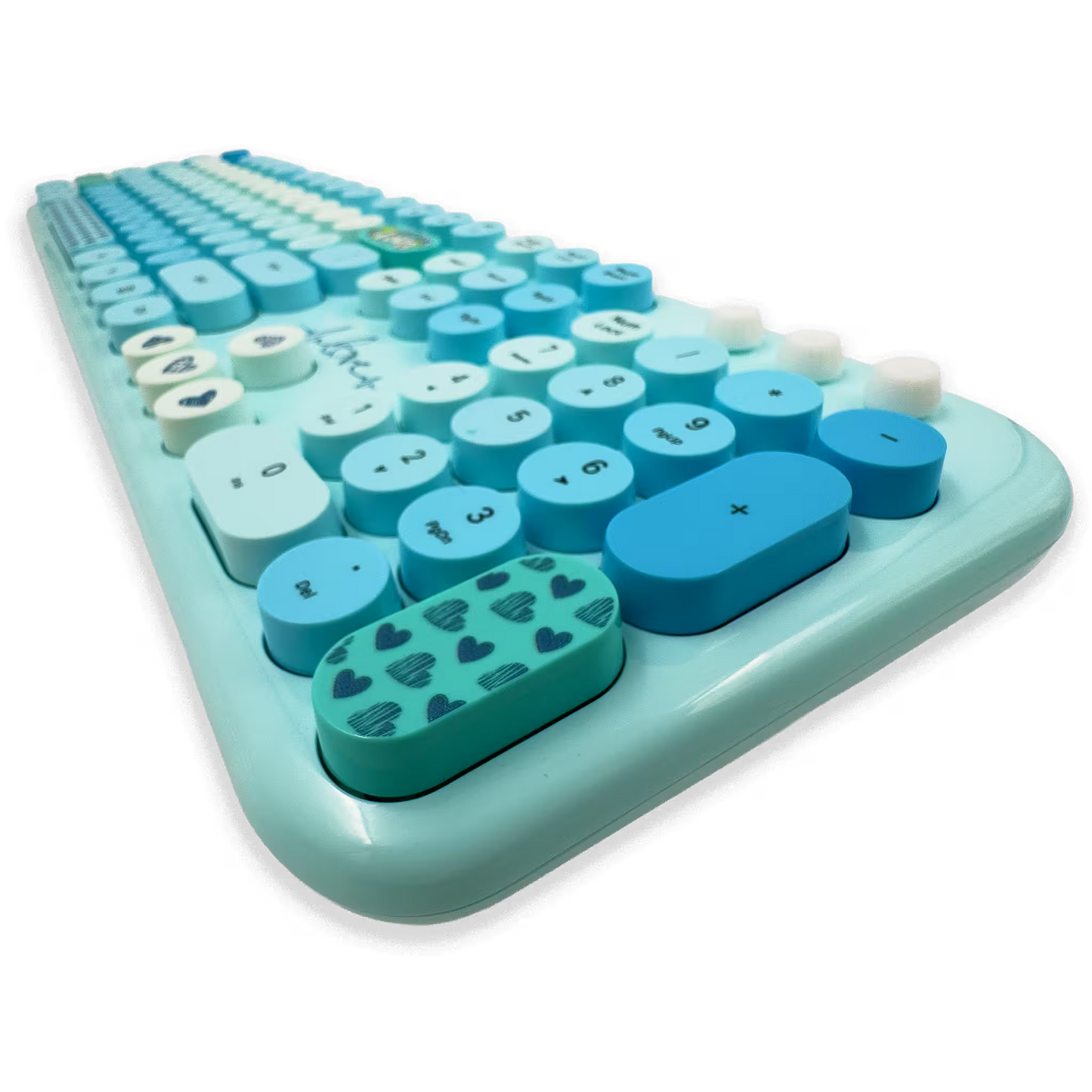 COMBO TECLADO Y MOUSE SILENCIOSO | MOFII LOVELY AZUL