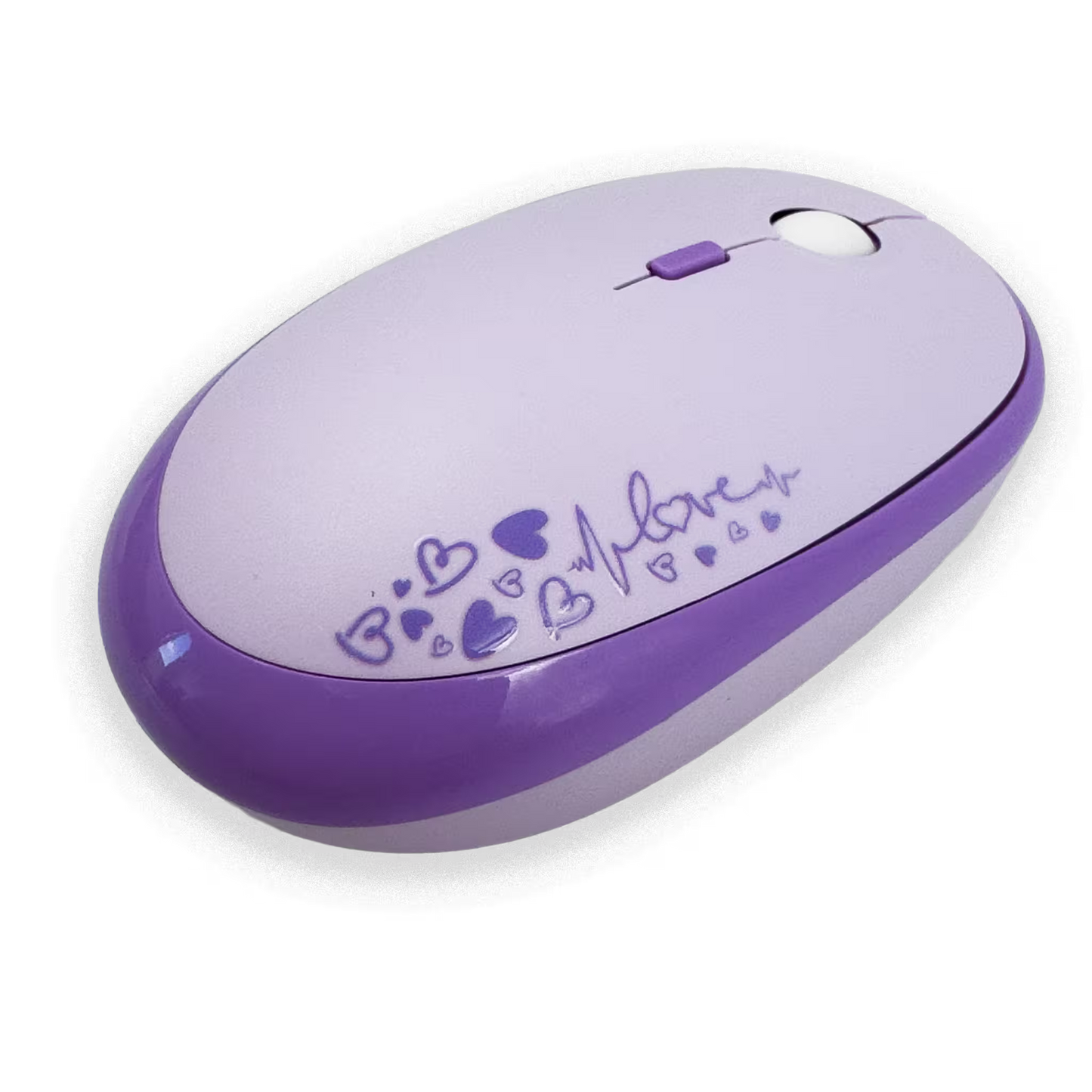 COMBO TECLADO Y MOUSE SILENCIOSO | MOFII LOVELY MORADO
