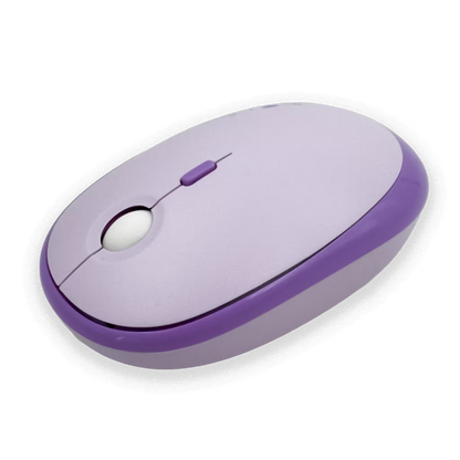 COMBO TECLADO Y MOUSE SILENCIOSO | MOFII LOVELY MORADO
