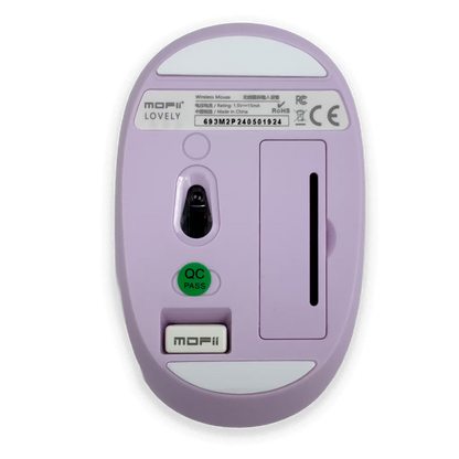 COMBO TECLADO Y MOUSE SILENCIOSO | MOFII LOVELY MORADO