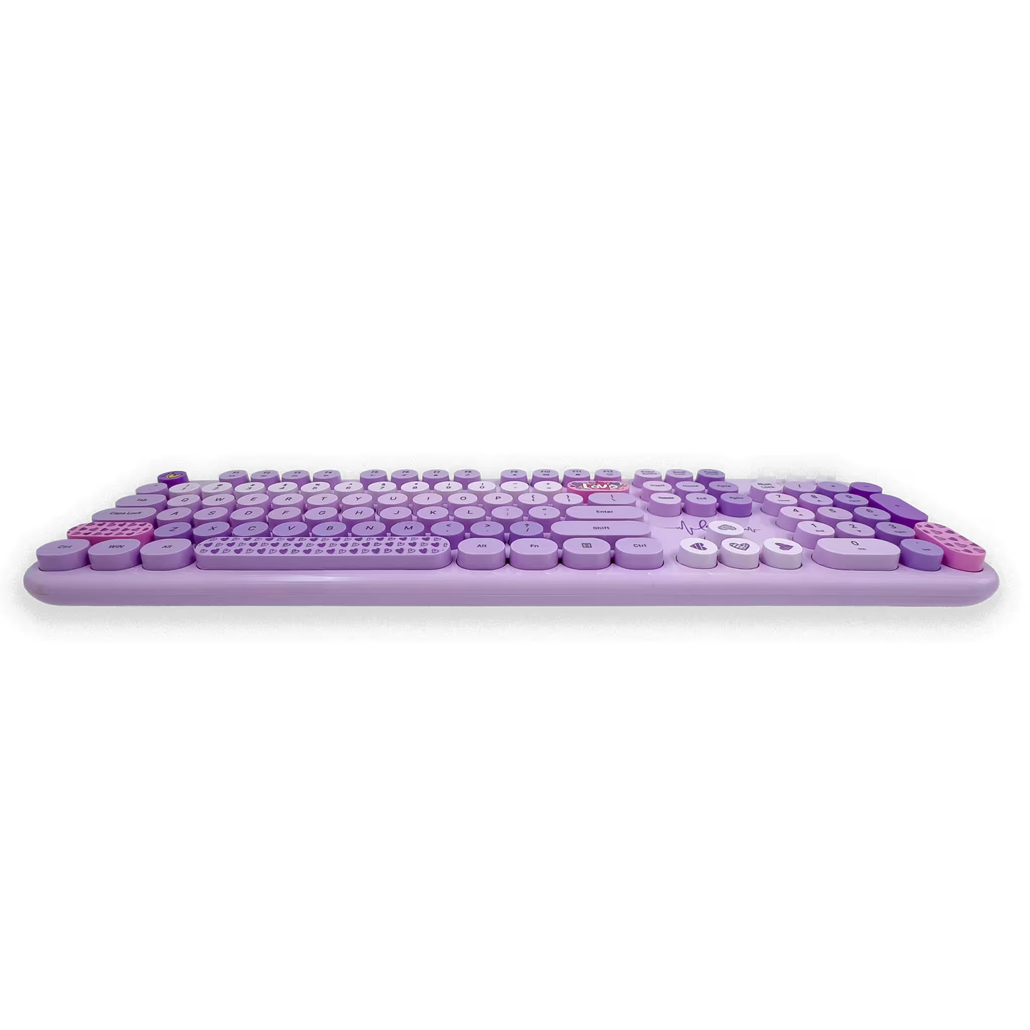 COMBO TECLADO Y MOUSE SILENCIOSO | MOFII LOVELY MORADO