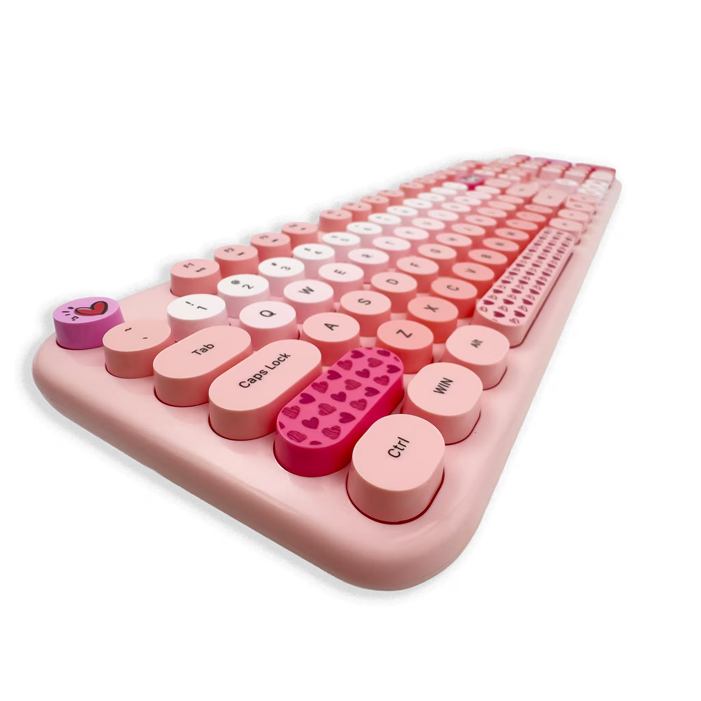 COMBO TECLADO Y MOUSE SILENCIOSO | MOFII LOVELY ROSADO