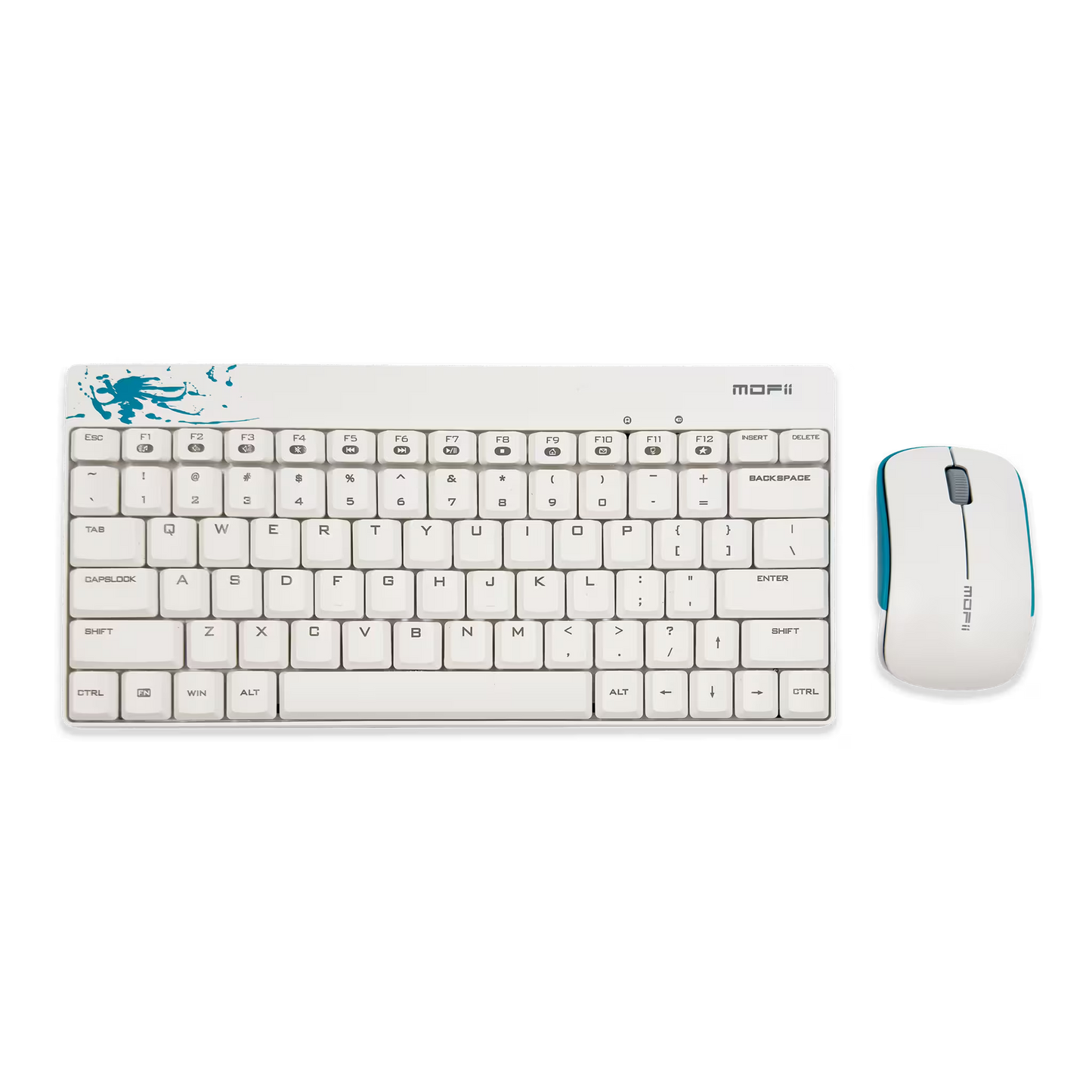 Combo MOFII X210 — Teclado Compacto 79 Teclas + Mouse Ina...