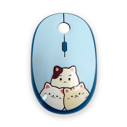 COMBO TECLADO Y MOUSE SILENCIOSO | MOFII SILLY CAT