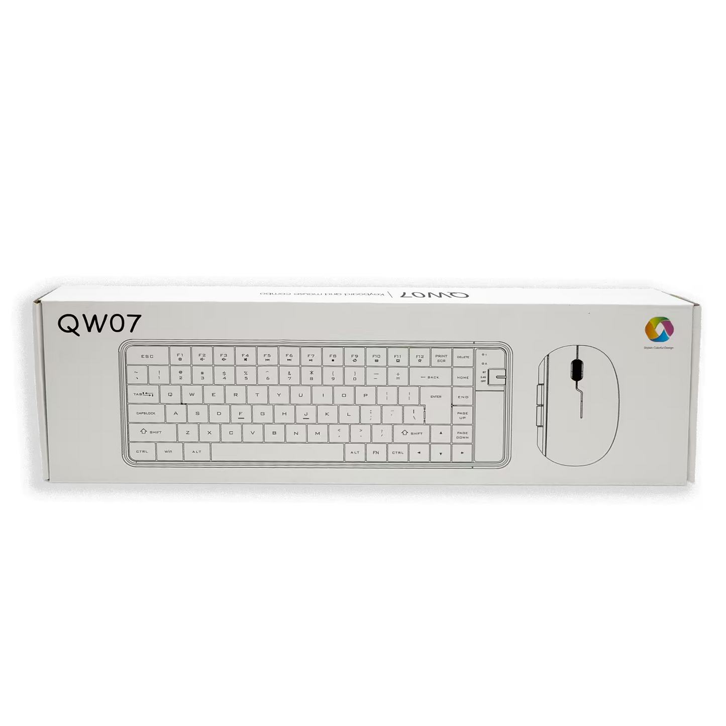 Combo Teclado y Mouse Inalámbrico QW07