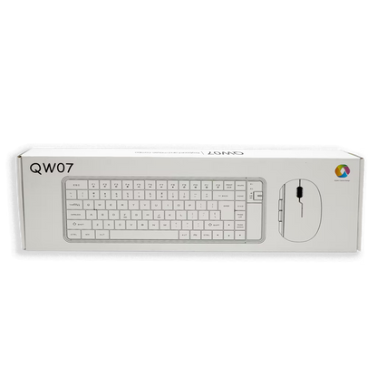 Combo Teclado y Mouse Inalámbrico QW07