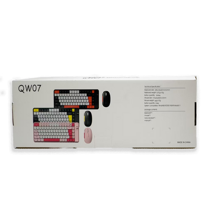 Combo Teclado y Mouse Inalámbrico QW07