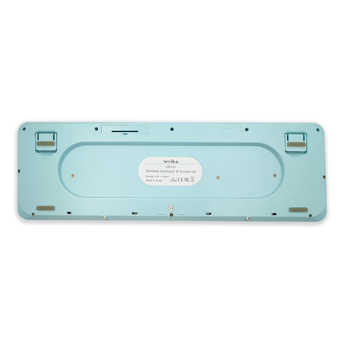 COMBO TECLADO Y MOUSE WEIBO WB-216 | AZUL