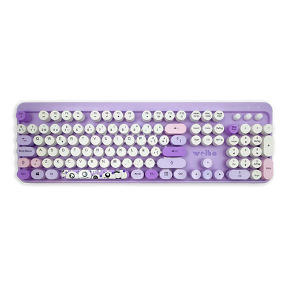 COMBO TECLADO Y MOUSE WEIBO WB-216 | MORADO