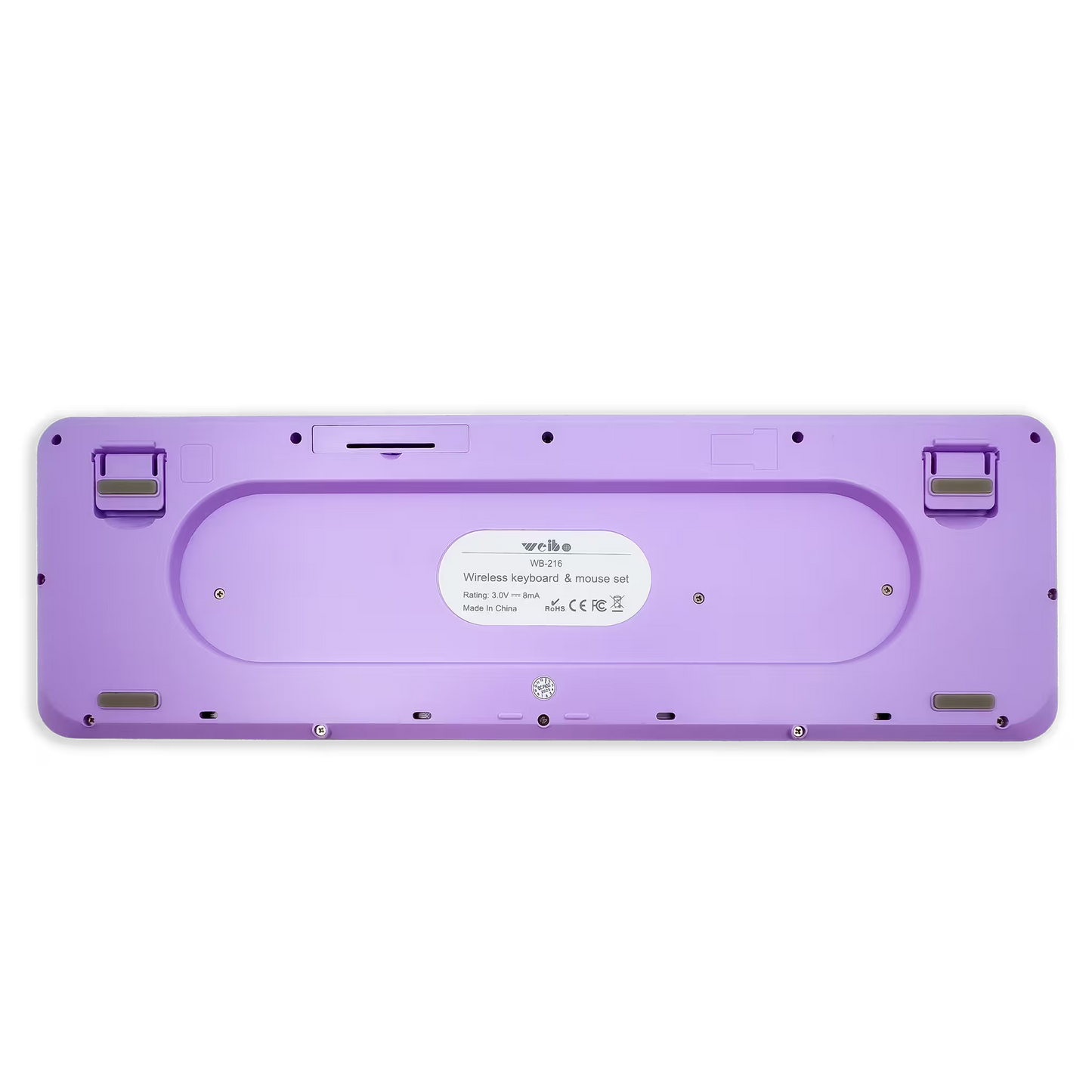 COMBO TECLADO Y MOUSE WEIBO WB-216 | MORADO