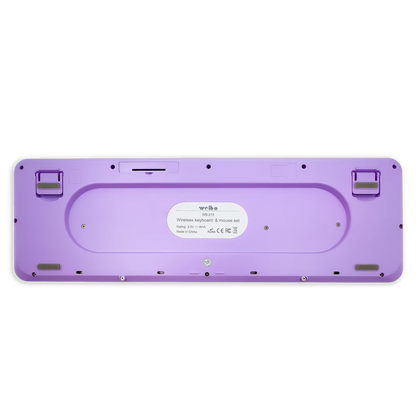 COMBO TECLADO Y MOUSE WEIBO WB-216 | MORADO