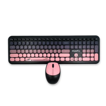 COMBO TECLADO Y MOUSE SILENCIOSO MOFII 0060-NEGRO DEGRADE