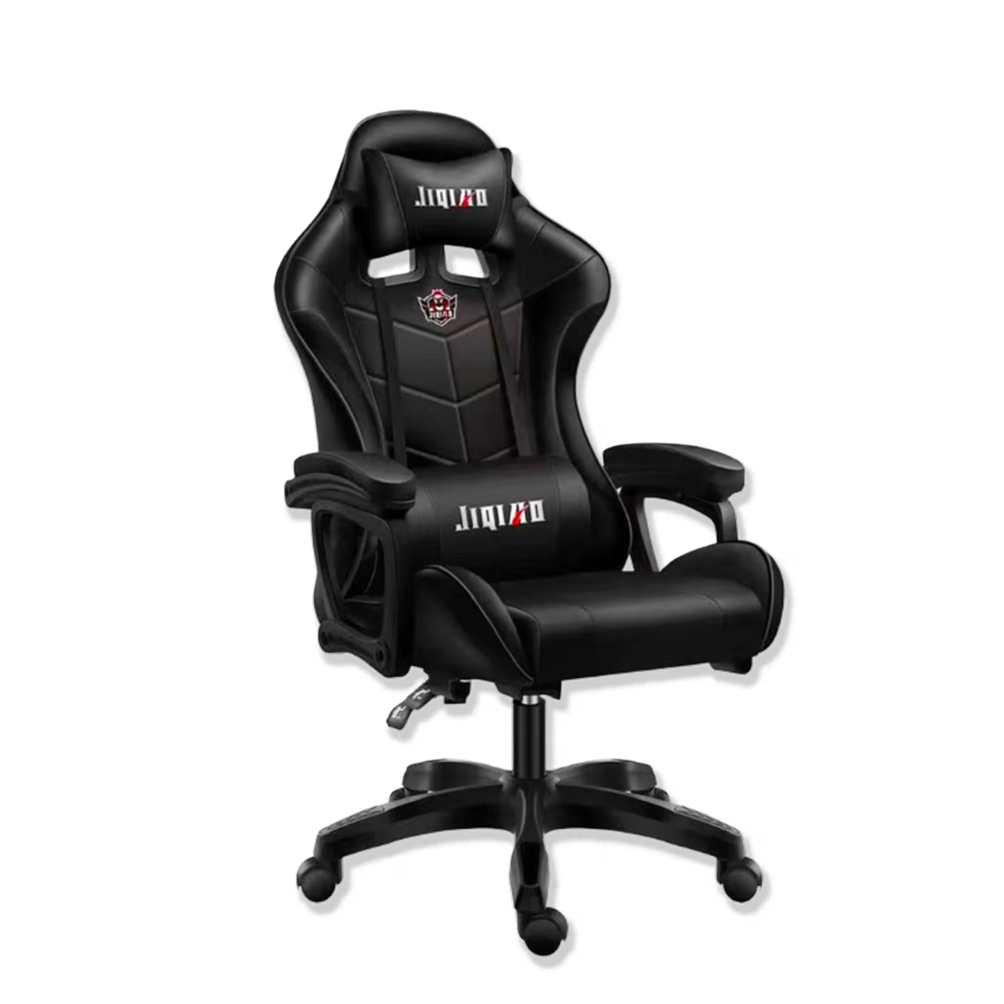 Silla Gamer Reclinable Ergónomica Negra - vista 5 silla gamer ergonómica