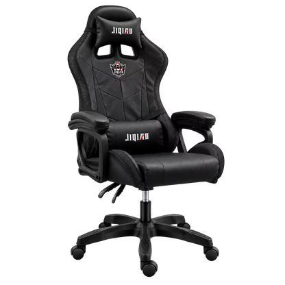 Silla Gamer JIQIAO Reclinable RGB – Iluminación LED Perimetral | Control Remoto 24 Botones | Reclinable 90–135° | Reposabrazos Articulados | Altura Ajustable