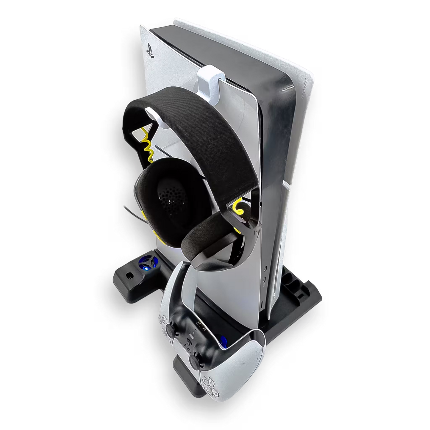 SOPORTE DE CARGA DUAL, ALMACENAMIENTO  Y VENTILACIÓN MULTIFUNCIONAL RGB -DOBE | PLAY 5