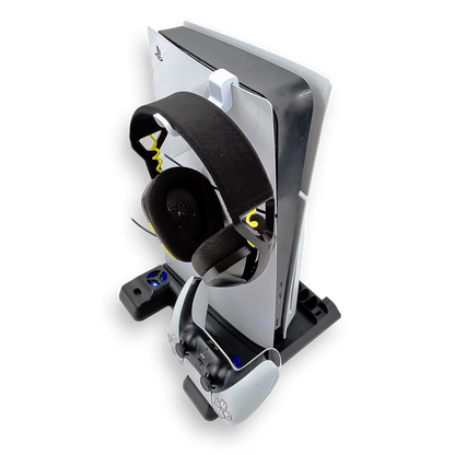 SOPORTE DE CARGA DUAL, ALMACENAMIENTO  Y VENTILACIÓN MULTIFUNCIONAL RGB -DOBE | PLAY 5