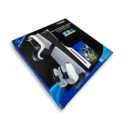 SOPORTE DE CARGA DUAL, ALMACENAMIENTO  Y VENTILACIÓN MULTIFUNCIONAL RGB -DOBE | PLAY 5