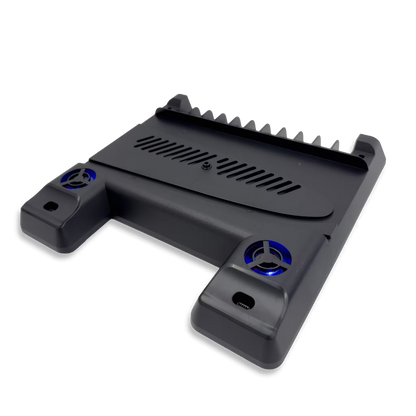 SOPORTE DE CARGA DUAL, ALMACENAMIENTO  Y VENTILACIÓN MULTIFUNCIONAL RGB -DOBE | PLAY 5