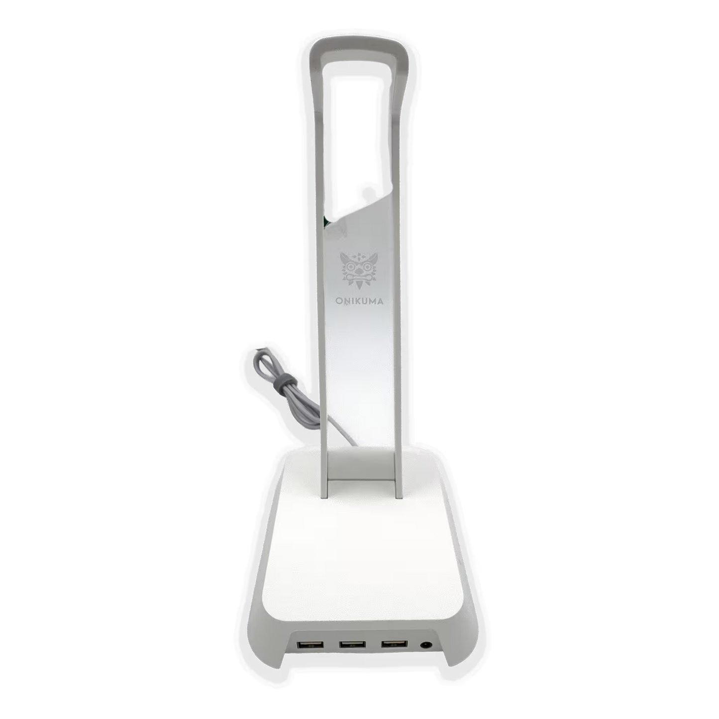 Soporte Gaming RGB con Hub USB y Audio 3.5mm | ONIKUMA ST-2 BLANCO