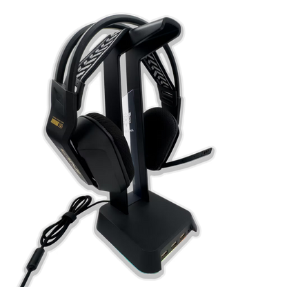 Soporte Gaming RGB con Hub USB y Audio 3.5mm | ONIKUMA ST-2 NEGRO