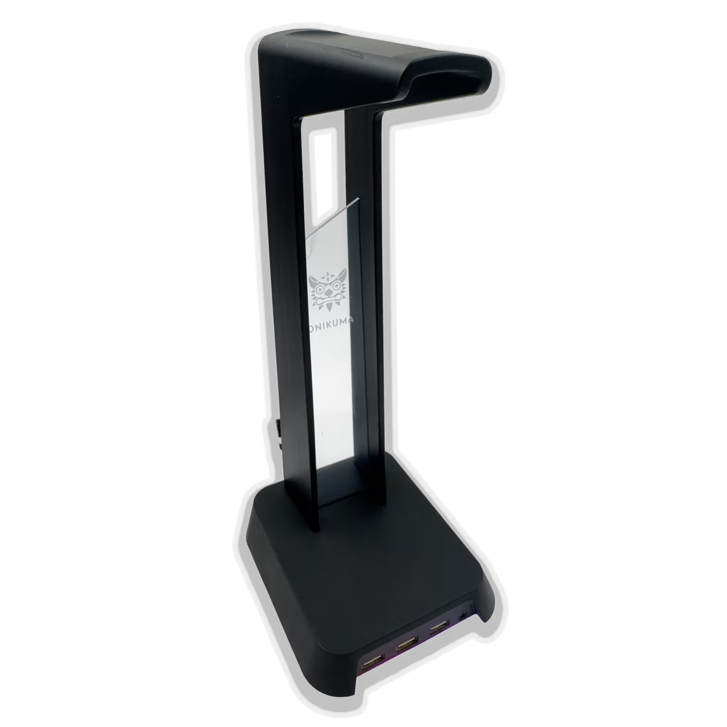 Soporte Gaming RGB con Hub USB y Audio 3.5mm | ONIKUMA ST-2 NEGRO