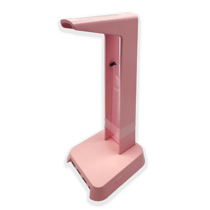 Soporte Gaming RGB con Hub USB y Audio 3.5mm | ONIKUMA ST-2 ROSADO