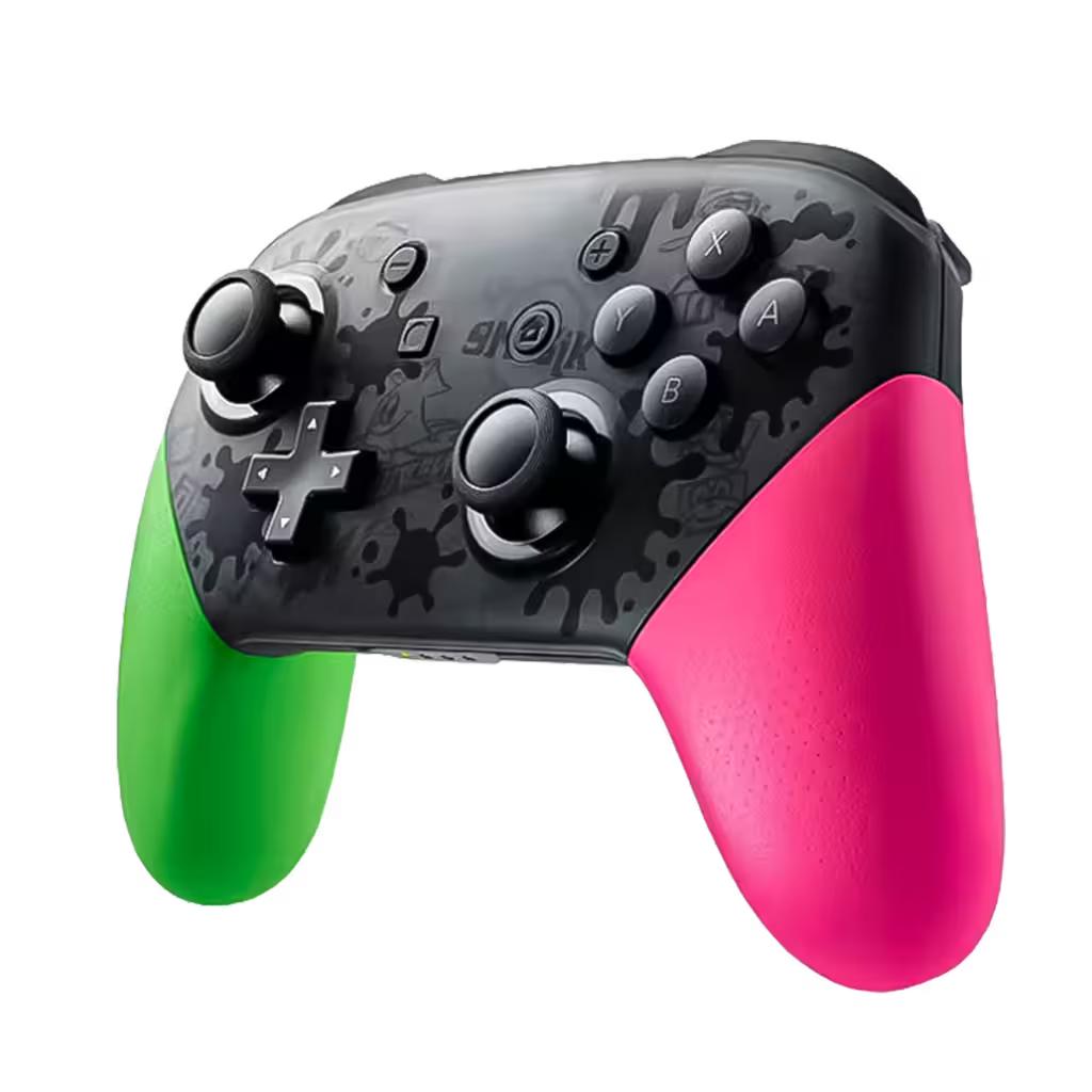 Control Pro Genérico Nintendo Switch - Edición Splatoon 2 | Bluetooth Vibración Dual Giroscopio | 8H