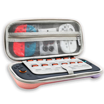 Estuche de Transporte Rígido Bicolor Gradiente Lila-Rosa | Nintendo Switch 2