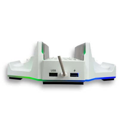 BASE VERTICAL MULTIFUNCIONAL DOBE - Series S | RGB, Carga Dual, Refrigerante y Organización